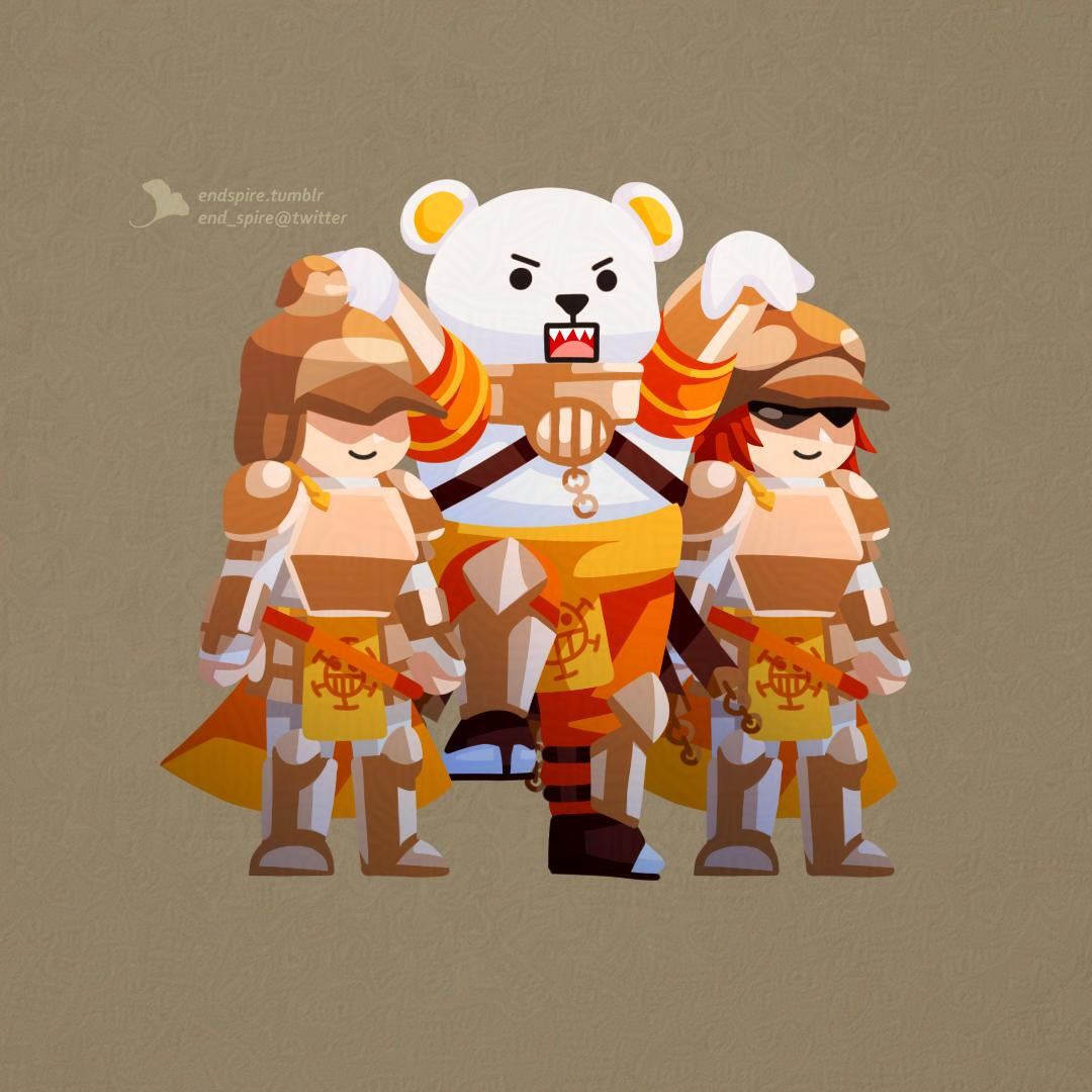 Heart Mercenaries - Chibi